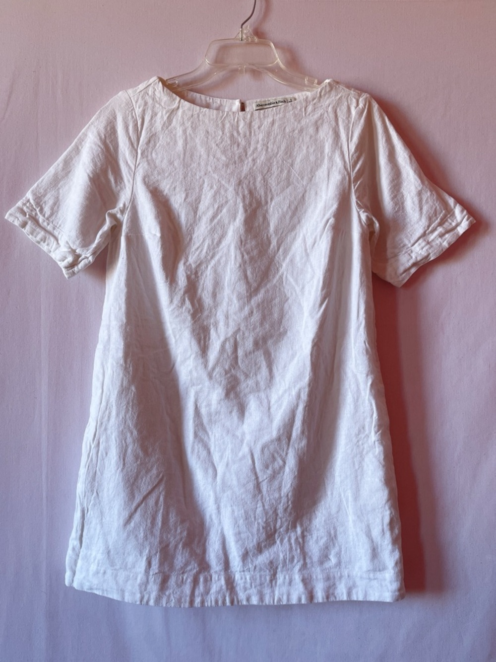 Abercrombie & Fitch Linen T-Shirt Pocket Dress 🤍🌾 - Picture 4 of 9